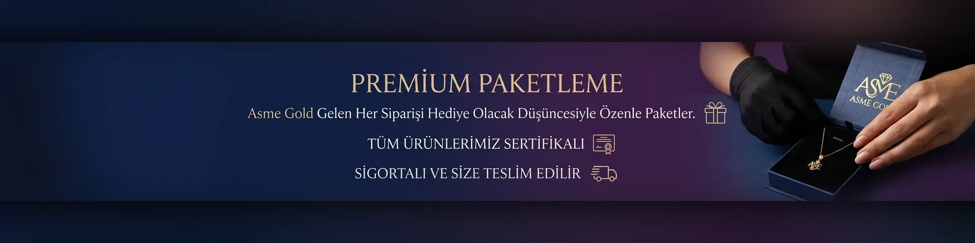 Premium paketleme: her siparişi hediye olacak özenle paketliyoruz