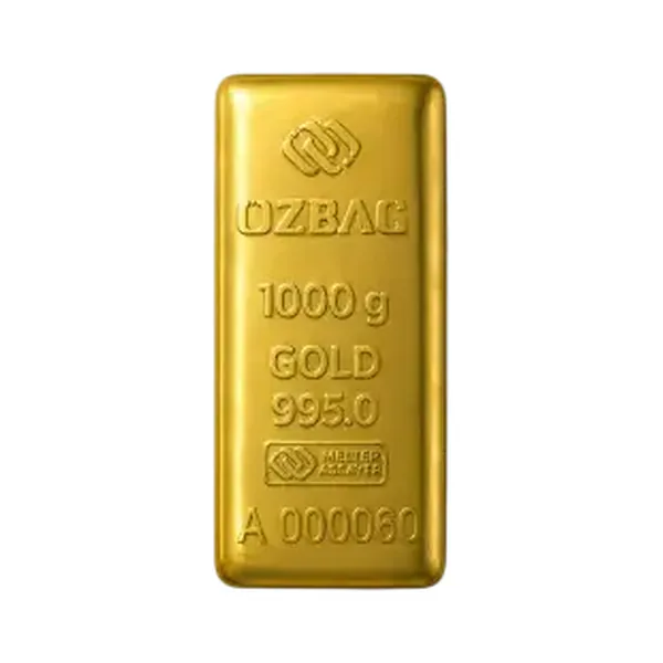 Özbağ 1000 gram dökme külçe altın